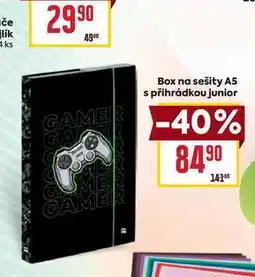 Billa Box na sešity A5 s přihrádkou junior nabídka