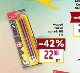 Billa Maped Tužka s pryží HB 3 ks nabídka
