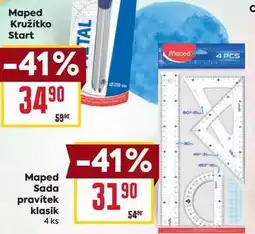 Billa Maped Sada pravítek klasik 4 ks nabídka