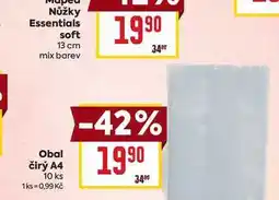 Billa Obal čirý A4 10 ks 1ks nabídka
