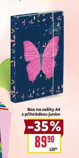 Billa Box na sešity A4 s přihrádkou junior nabídka