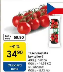 Tesco Tesco Rajčata koktejlová, 400 g, balená nabídka