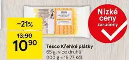 Tesco Tesco křehké plátky, 65 g, více druhů nabídka
