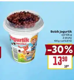 Billa Bobik jogurtík od 106 g nabídka
