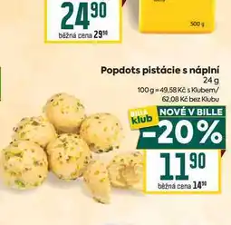 Billa Podpots pistácie s náplní 24 g nabídka