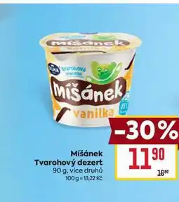 Billa Mišánek Tvarohový dezert 90 g nabídka