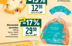 Billa Slovanské semínko 400 g nabídka