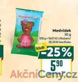 Billa Medvídek 30 g nabídka
