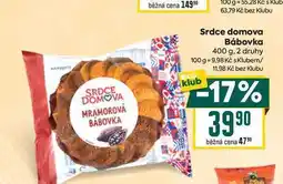 Billa Srdce domova Bábovka 400 g nabídka