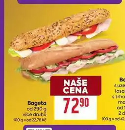 Billa Bageta od 290 g nabídka