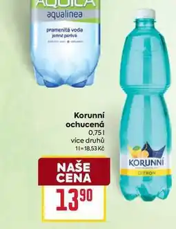Billa Korunní ochucená 0,75l nabídka