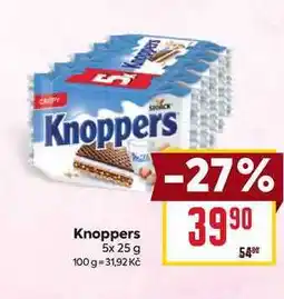 Billa Knoppers 5x 25 g nabídka