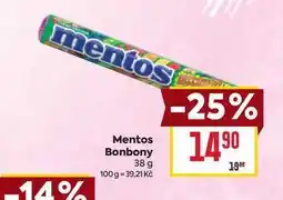 Billa Mentos Bonbony 38 g nabídka