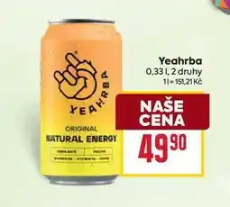 Billa Yeahrba 0,33l nabídka