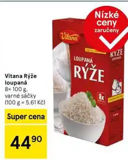 Tesco Vitana Rýže loupaná, 8× 100 g nabídka