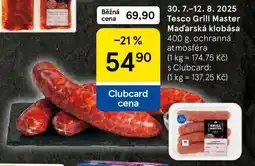 Tesco Tesco Grill Master Maďarská klobása, 400 g nabídka