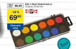 Tesco Koh-I-Noor Vodové barvy, 12 barev, Ø 30 mm nabídka