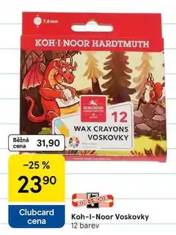 Tesco Koh-I-Noor Voskovky, 12 barev nabídka