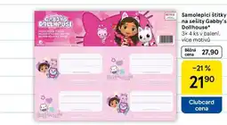 Tesco Samolepicí štítky na sešity Gabby's Dollhouse, 3x 4 ks v balení, vice motivů nabídka