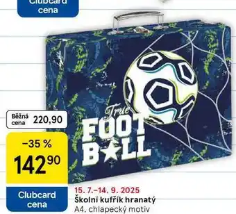 Tesco Školní kufřík hranatý A4, chlapecký motiv nabídka
