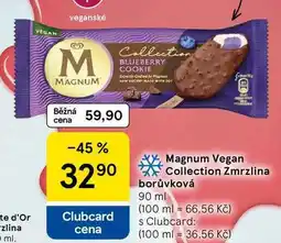 Tesco Magnum Vegan Collection Zmrzlina borůvková, 90 ml nabídka