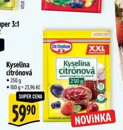 Albert Kyselina citrónová 250g nabídka