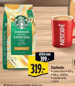 Albert Starbucks zrnková káva 450 g nabídka