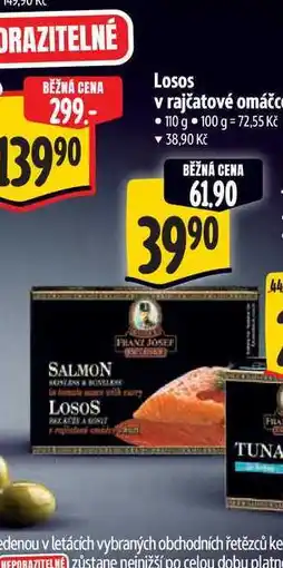 Albert Losos v rajčatové omáčce 110 g nabídka