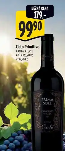 Albert Cielo Primitivo 0,75 l nabídka