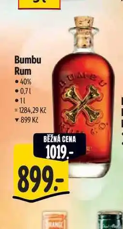 Albert Bumbu Rum 0,7 l nabídka