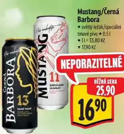 Albert Mustang/Černá Barbora 0,5 l nabídka