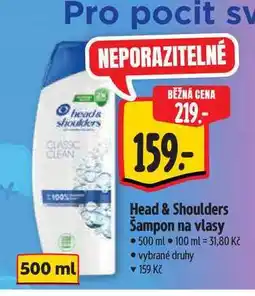 Albert Head & Shoulders Šampon na vlasy 500 ml nabídka