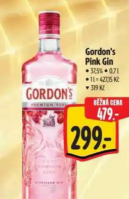 Albert Gordon's Pink Gin 37,5% 0,71 nabídka