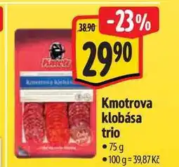 Albert Kmotrova klobása trio 75 g nabídka