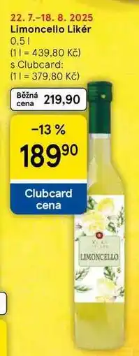 Tesco Limoncello Likér, 0.5 l nabídka