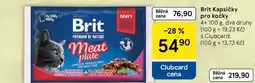 Tesco Brit Kapsičky pro kočky, 4× 100 g, dva druhy nabídka