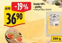 Albert Gouda 48% - plátky 200 g nabídka