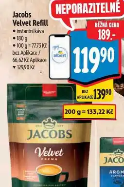 Albert Jacobs Velvet Refill 180 g nabídka