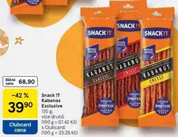 Tesco Snack !T Kabanos Exclusive, 120 g nabídka