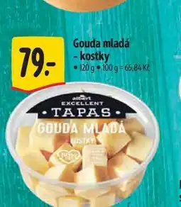 Albert Gouda mladá - kostky 120 g nabídka