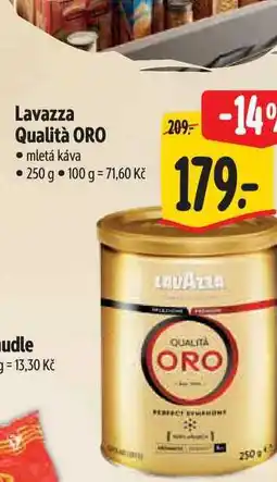 Albert Lavazza Qualità ORO mletá káva 250 g nabídka