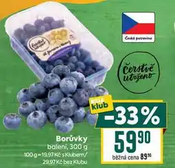 Billa Borůvky balení, 300 g nabídka