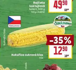 Billa Kukuřice cukrová klas 1ks nabídka