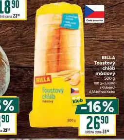 Billa BILLA Toustový chléb 500g nabídka