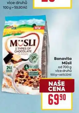Billa Bonavita Müsli od 700 g nabídka