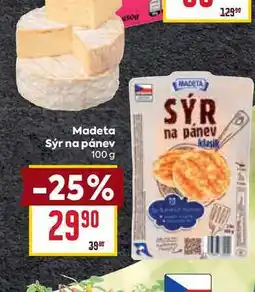 Billa Madeta Sýr na pánev 100g nabídka
