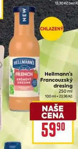 Billa Hellmann's Francouzský dresing 250 ml nabídka