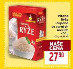 Billa Vitana Rýže loupaná ve varných sáčcích 400 g nabídka