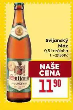 Billa Svijanský Máz 0,5l nabídka