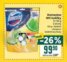 Billa Domestos WC kuličky 5x 50 g nabídka
